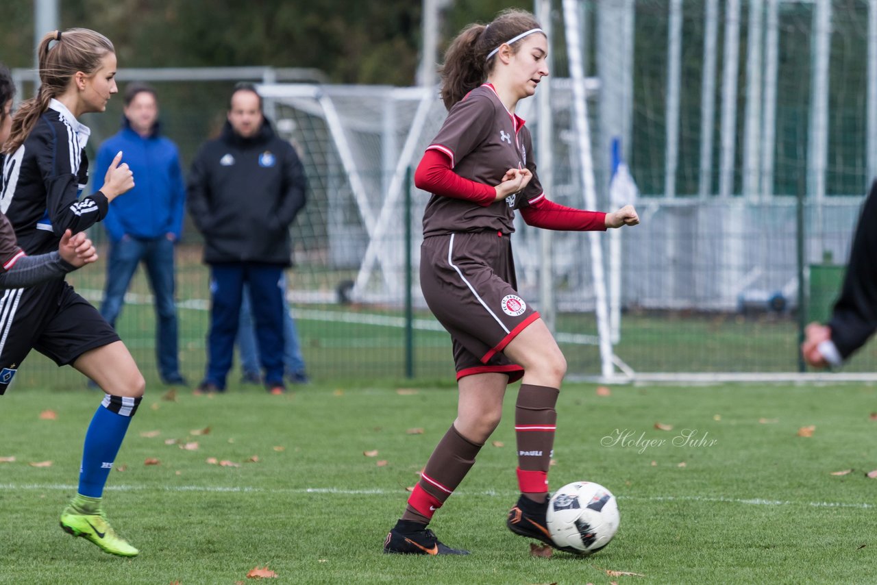 Bild 204 - B-Juniorinnen Hamburger SV - FC St.Pauli : Ergebnis: 1:2